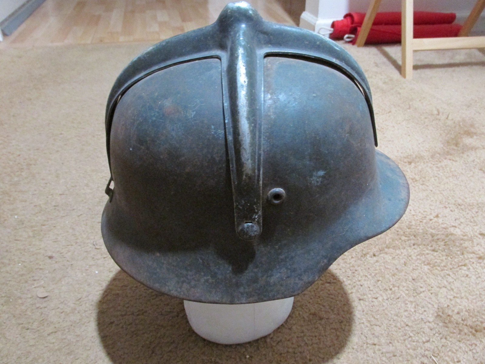 WW2 Hungarian Tuzolto military fire helmet GY 66 (Gyor)