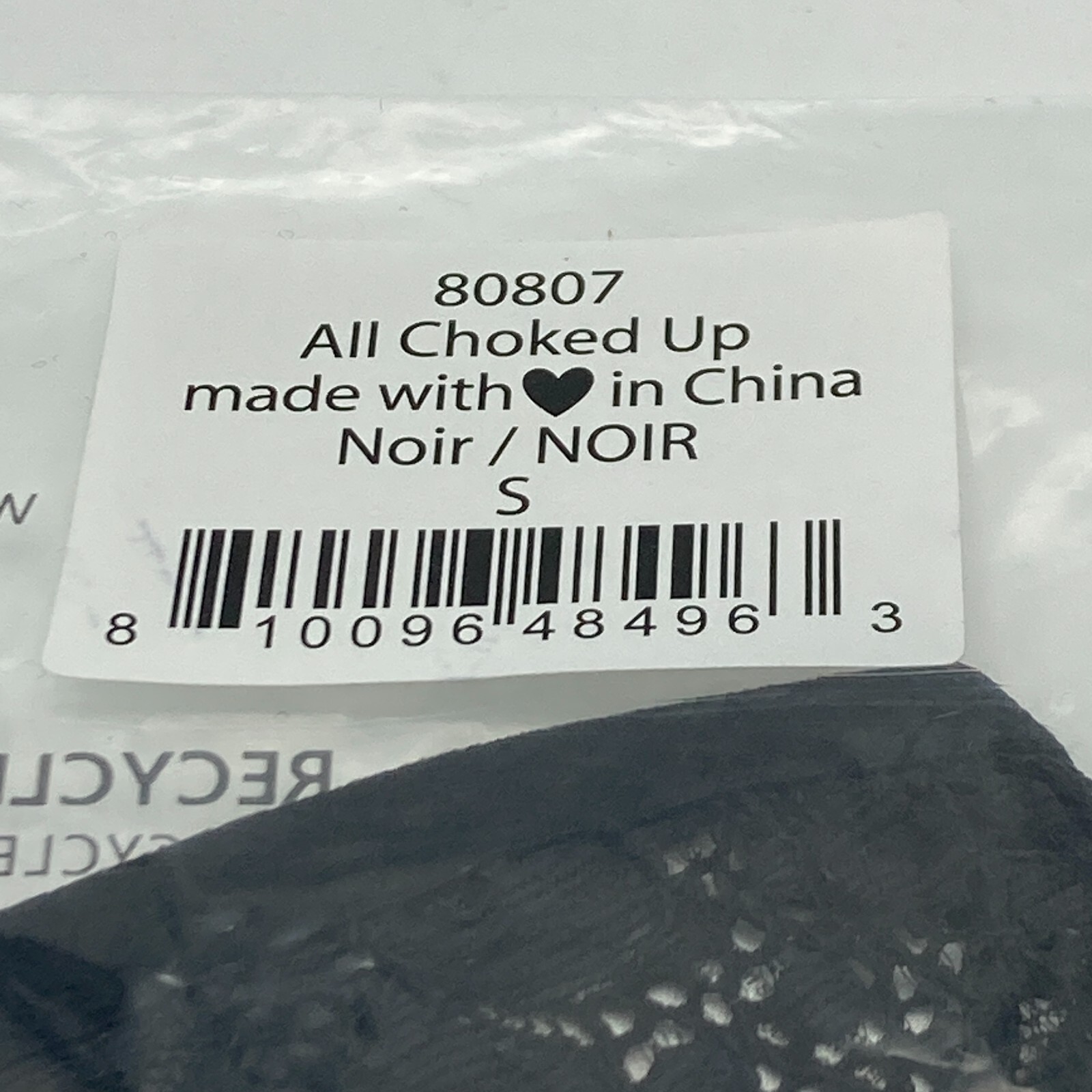 Free People Choker HAH All Choked Up Choker Black Small