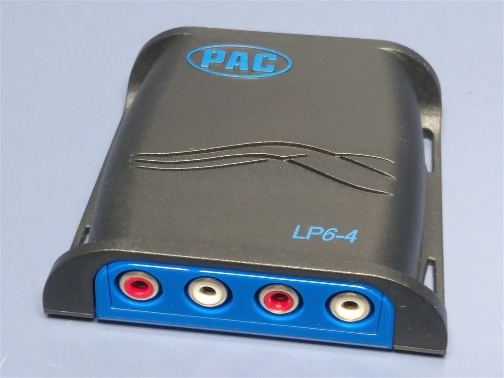 PAC - LocPRO 4-Channel Line Output Converter LP6-4 - Black/Blue