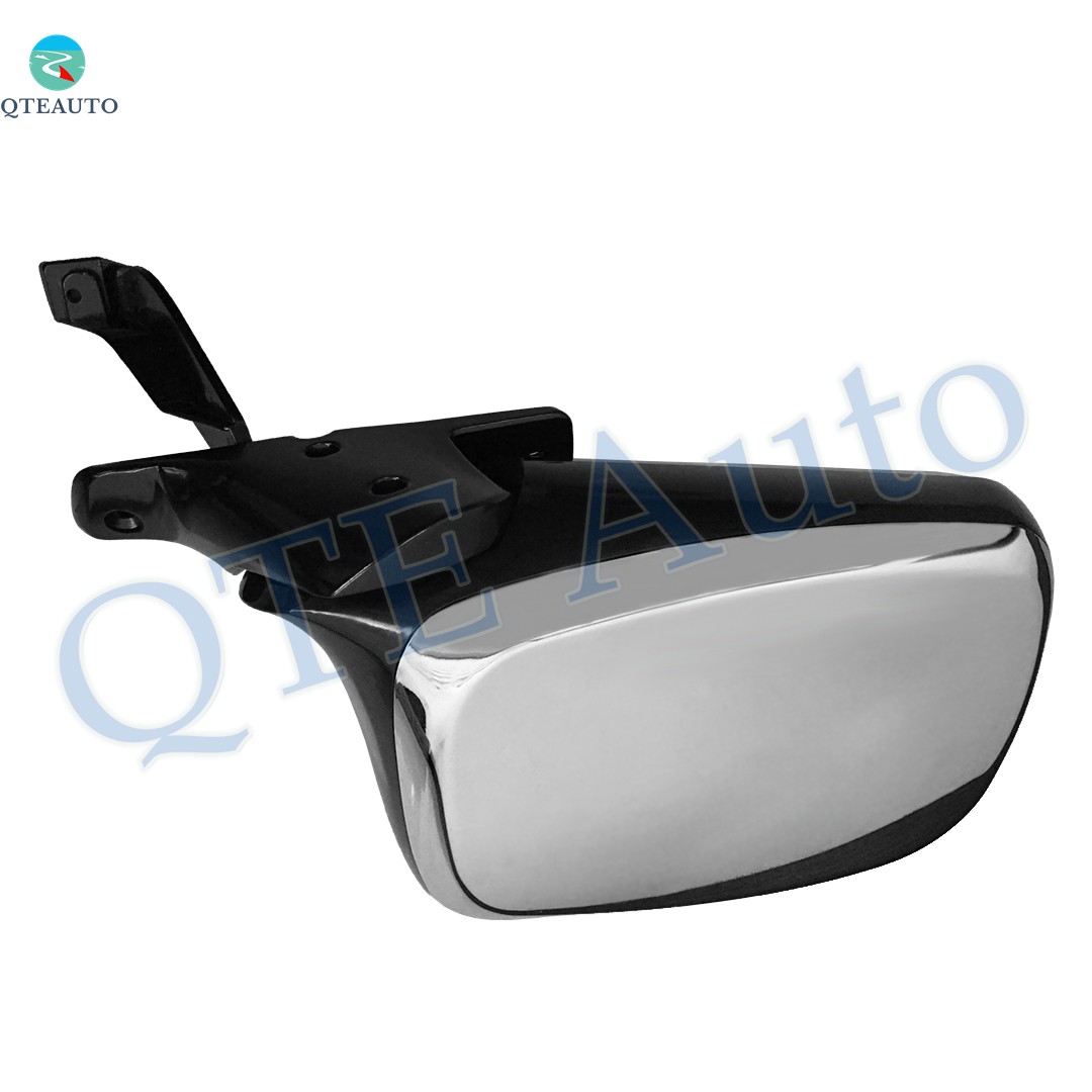 Pair 2 Left-Right Manual Foldaway View Mirror Chrome For 1992-1996 Ford F-150