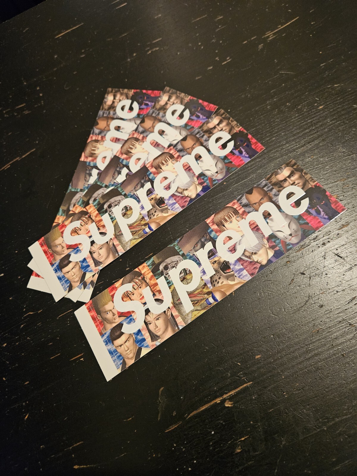 Supreme Tekken Box Logo Sticker 100% Authentic FW22  + FREE SURPRISE