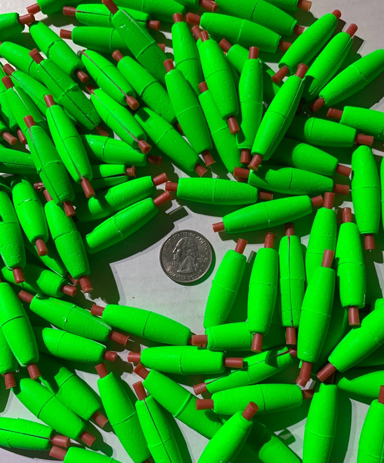 25 COMAL TACKLE Cigar Floats SLOTTED Choose 2" 2.5" 3" Lures Fishing Tackle