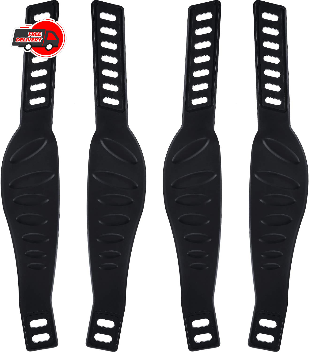 2 Pairs Exercise Bike Pedal Straps Universal Pedal Straps for Exercise Cycle Hom