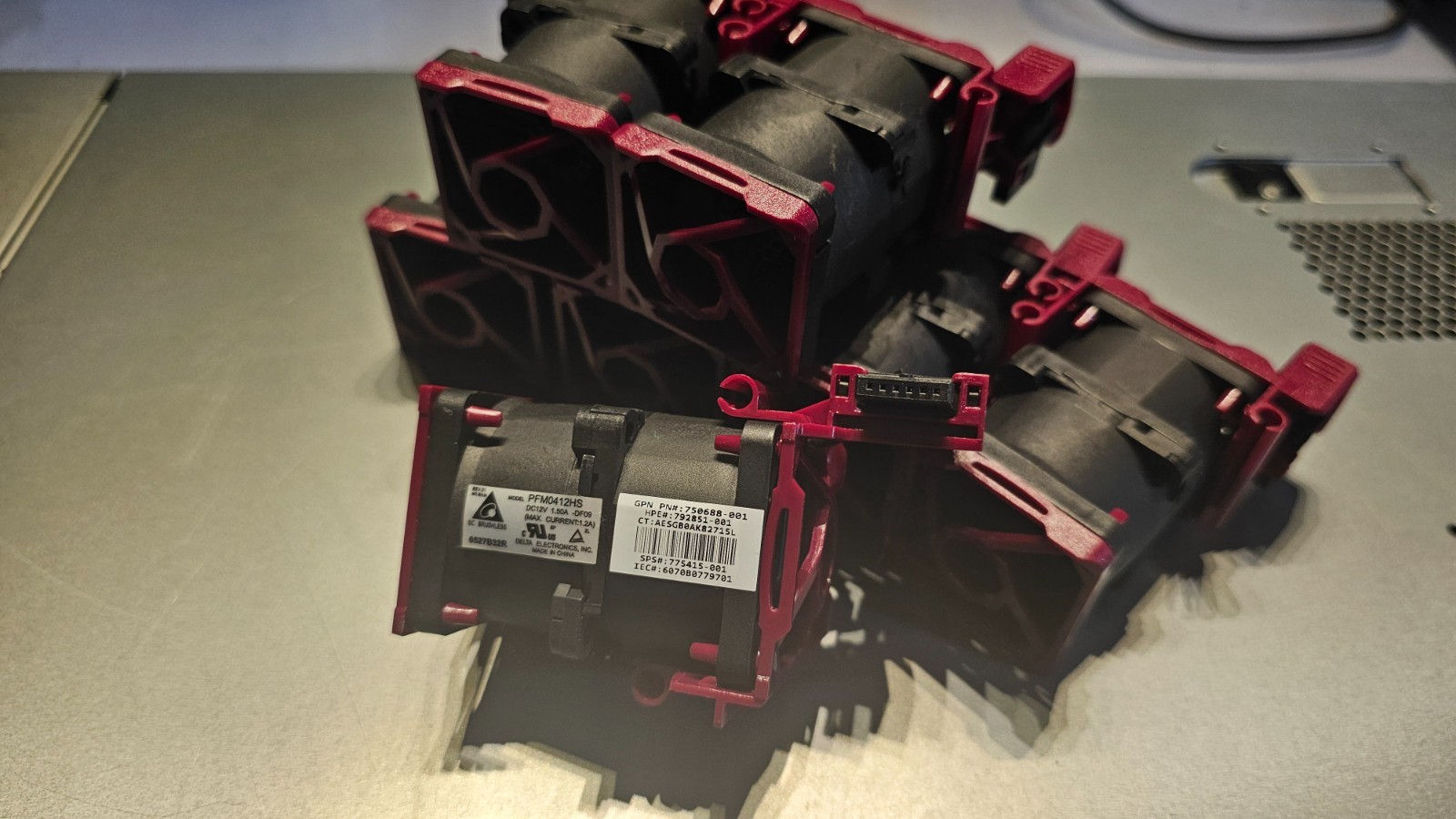 Lot of 7 HP DL360 Gen9 G9 Gen10 G10 Fans 775415-001 792852-001 750688-001