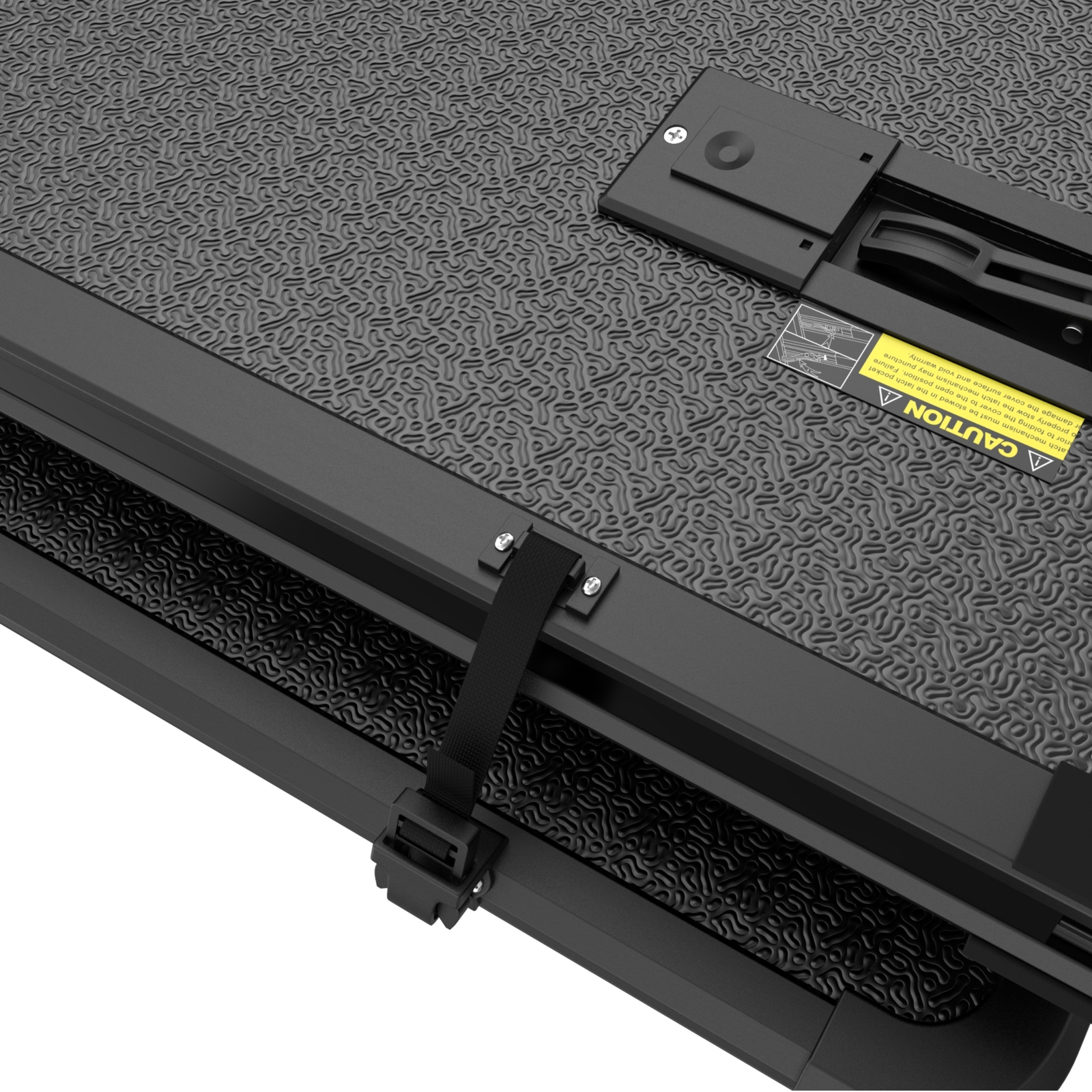 5FT Hard Tonneau Cover For 2019-2025 Ford Ranger Truck Bed Tri-Fold W/LED