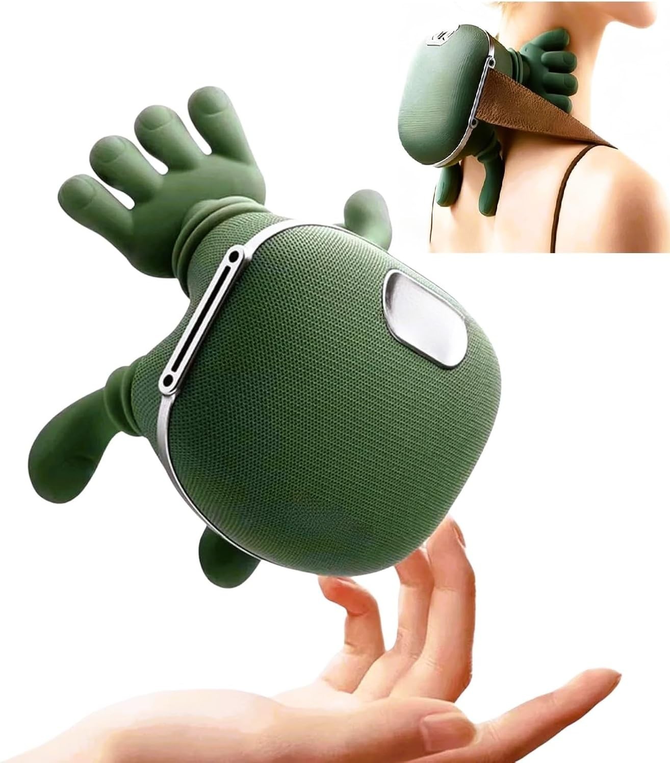 The Handiva Massager with Heat Neck Massagers, Deep Tissue 3D Kneading Shiatsu