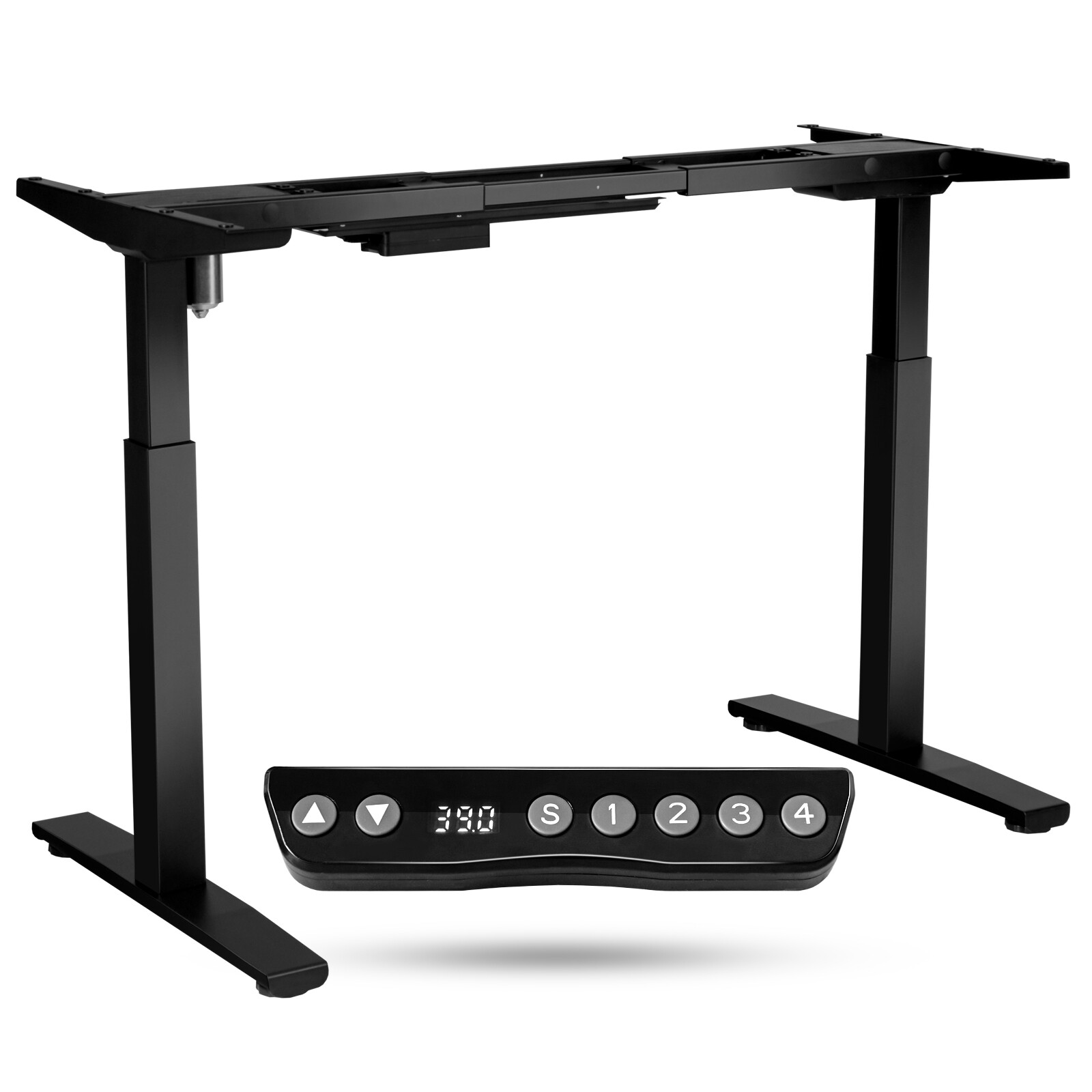 Electric Standup Desk Frame Ergonomic Sit to Stand Adjustable Workstation Base