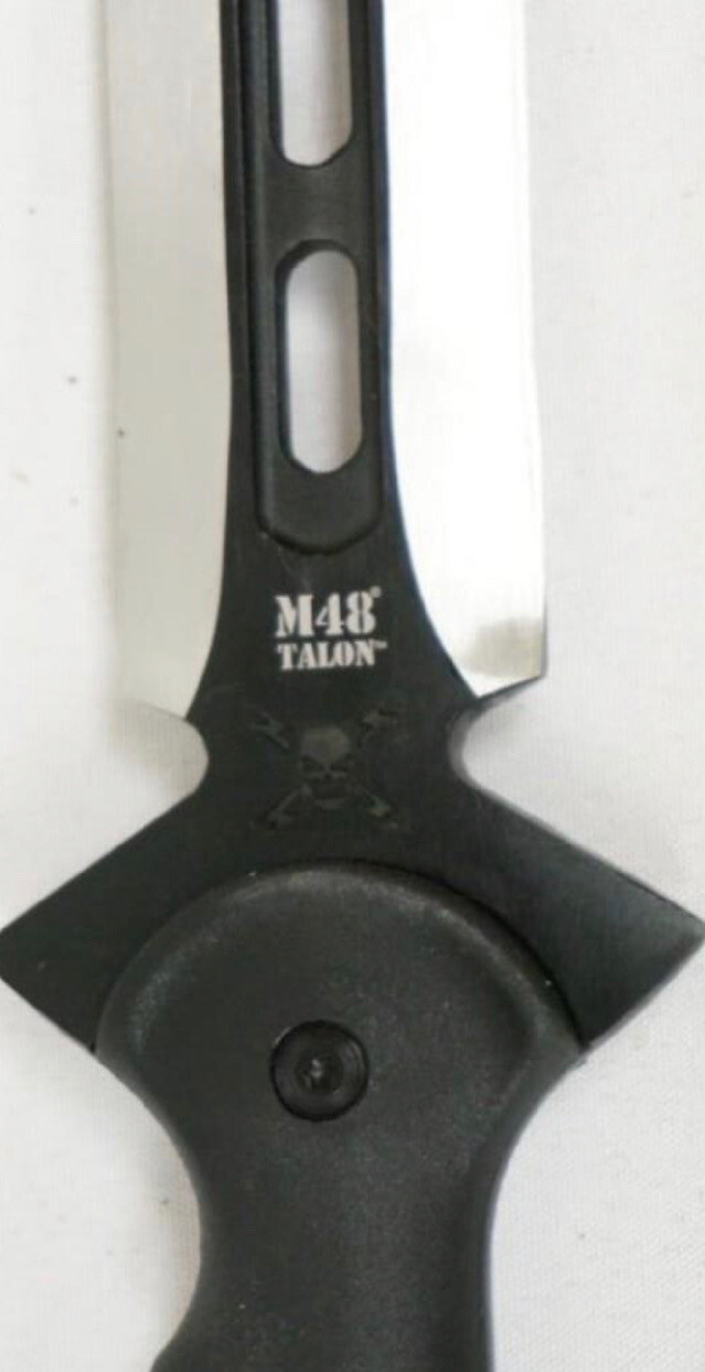 United Cutlery M48 Kommando Talon Black Survival Double Edge Blade Spear In Box