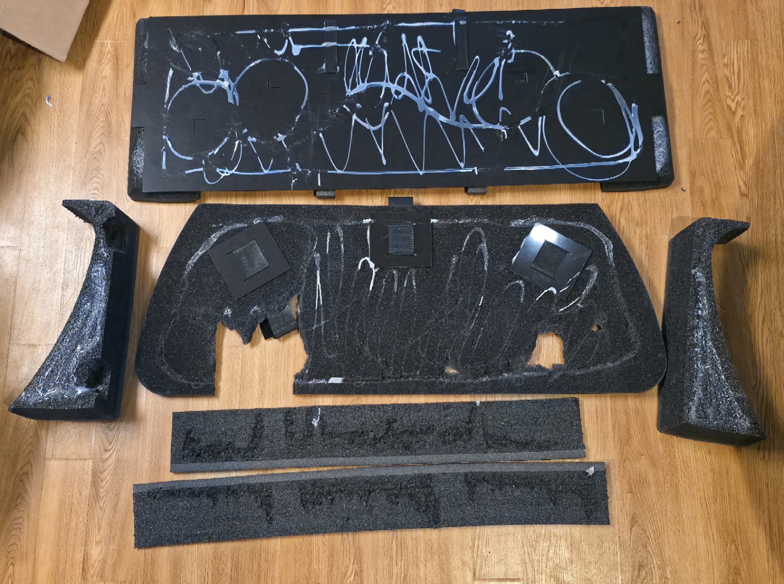 Pelican Vault 730 Bow Case Foam Arrow Inserts Plus Pick And Pluck Foam Used