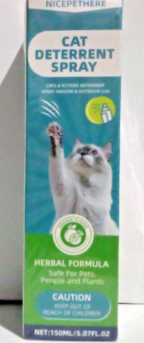 LOT 3 Cat Deterrent Spray Natural Indoor & Outdoor Safe Herbal Formula FREE S/H