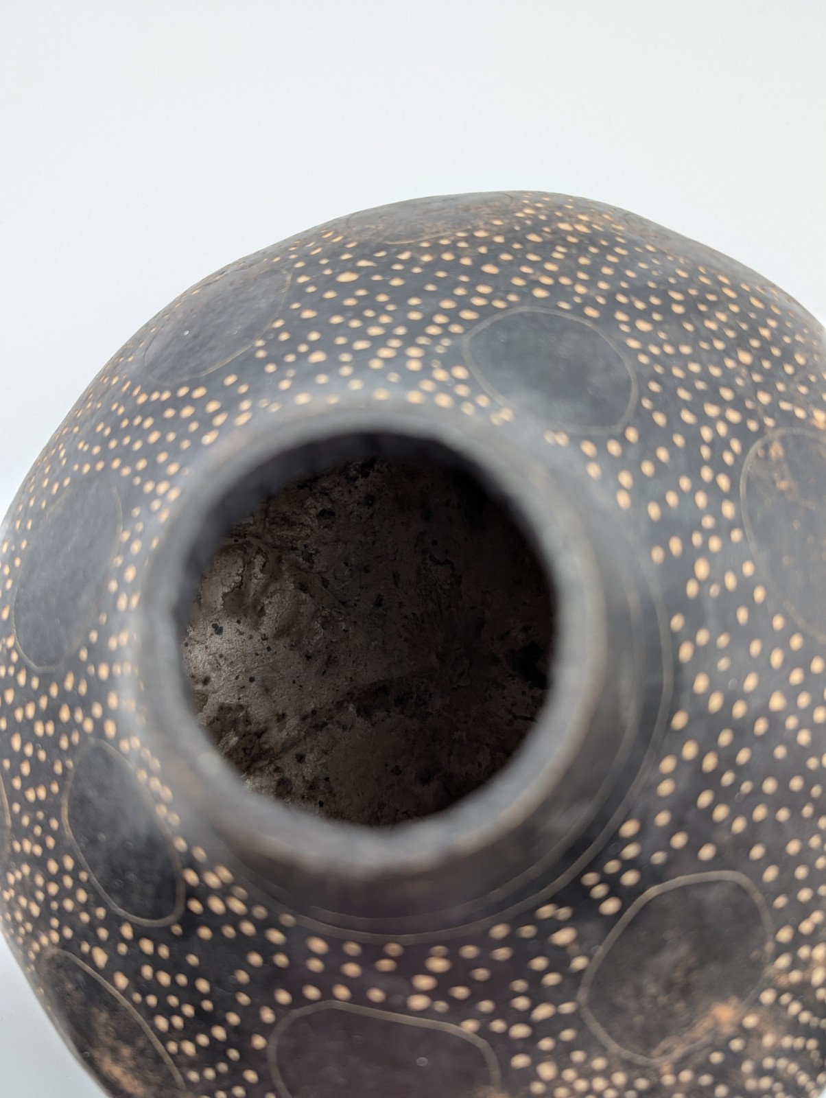 Hand Carved Decorative Painted Gourd African Tribal Folk Art Made In Kenya