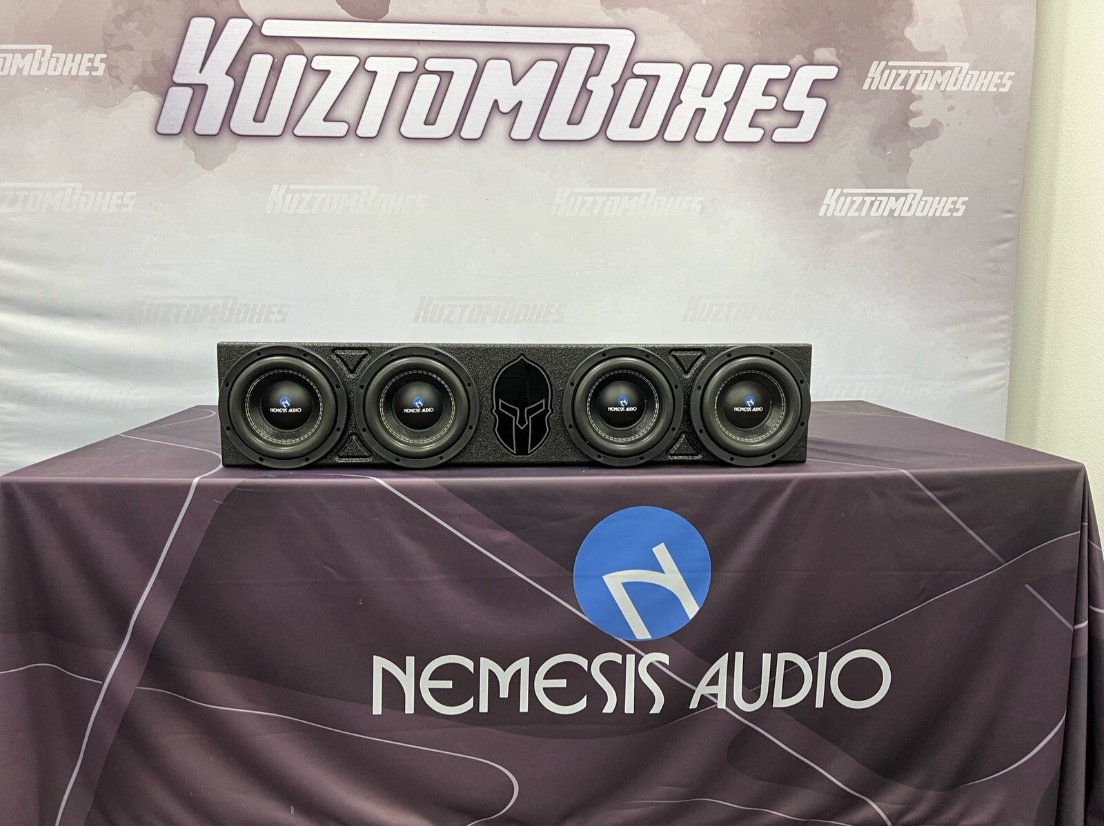 2018-2022 Jeep Gladiator 4x8” Subwoofer Box Front Fire Ported Under Rear Seat