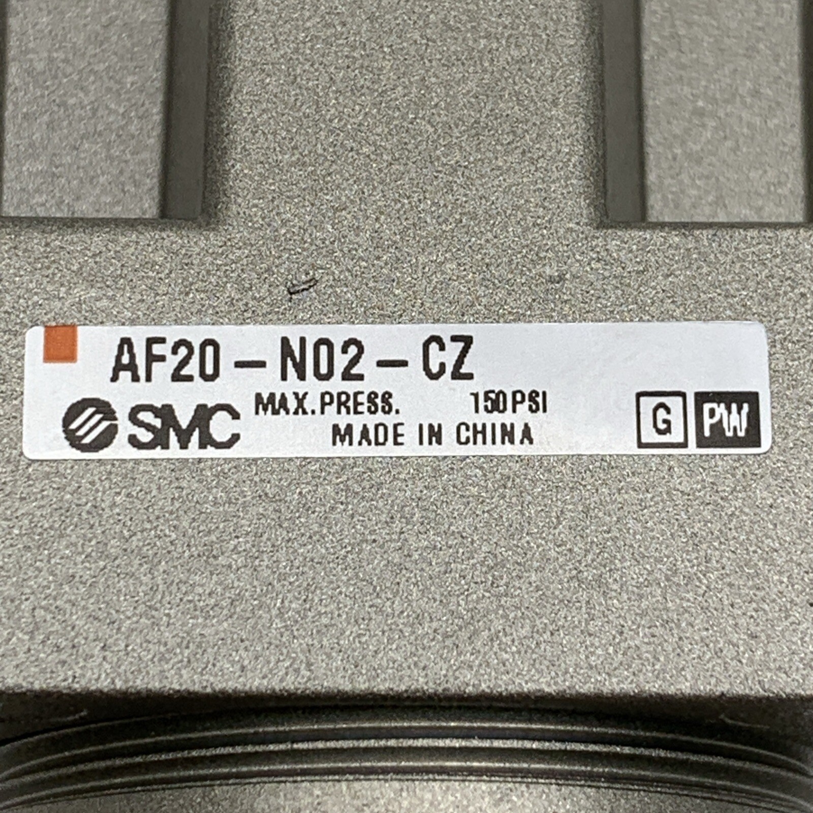 SMC AF20-N02-CZ Modular Compressed Air Filter 1/4" NPT, 150PSI, Auto Drain