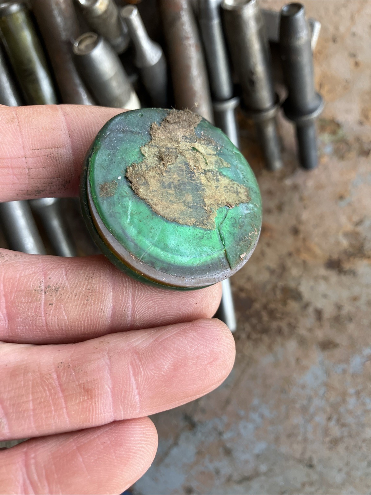 VTG Lot of 19 Air Gun Riveter Aircraft Tools Flush Seating Rivet +2 Bucking Bars