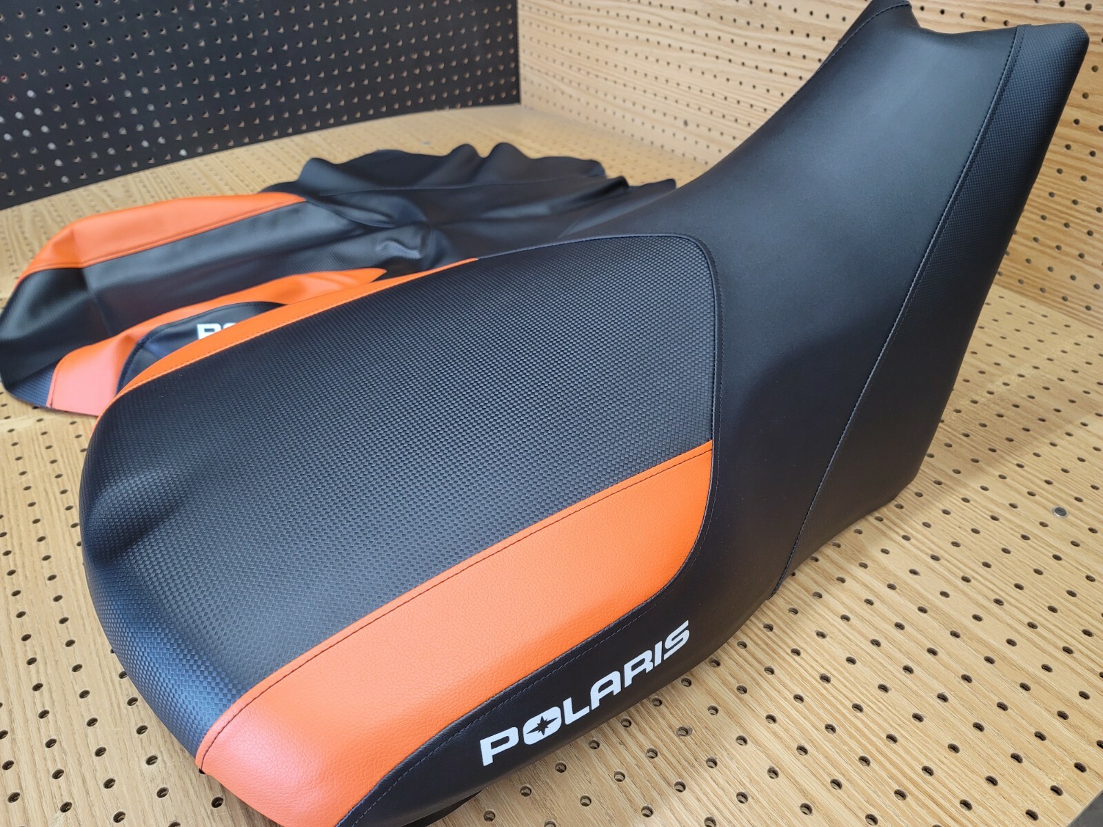 POLARIS SPORTSMAN 550 850 1000 XP SEAT COVER 2009 TO 2017 (BLACK&ORANGE) [P*-21]