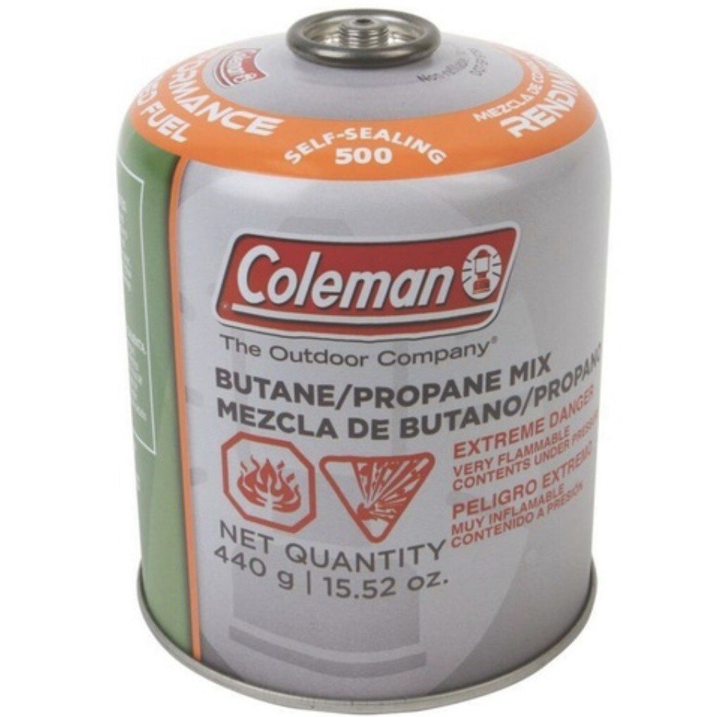 Coleman 440G Isobutane Fuel Butane Propane Mix Large Canister Camping Survival