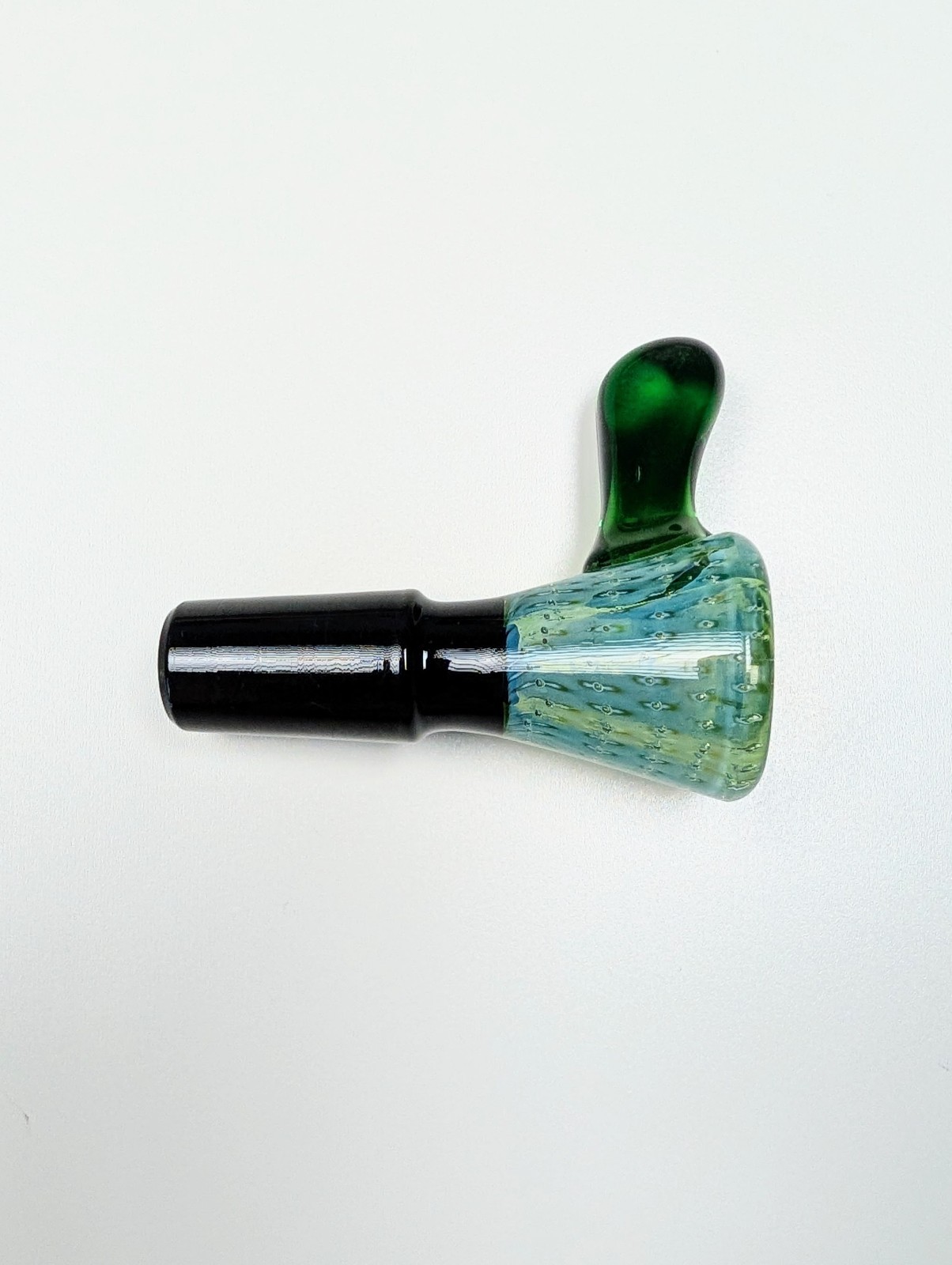 14mm Green Bubble Trap Premium Quality Glass Bowl Slide Bong Water Pipe Hookah