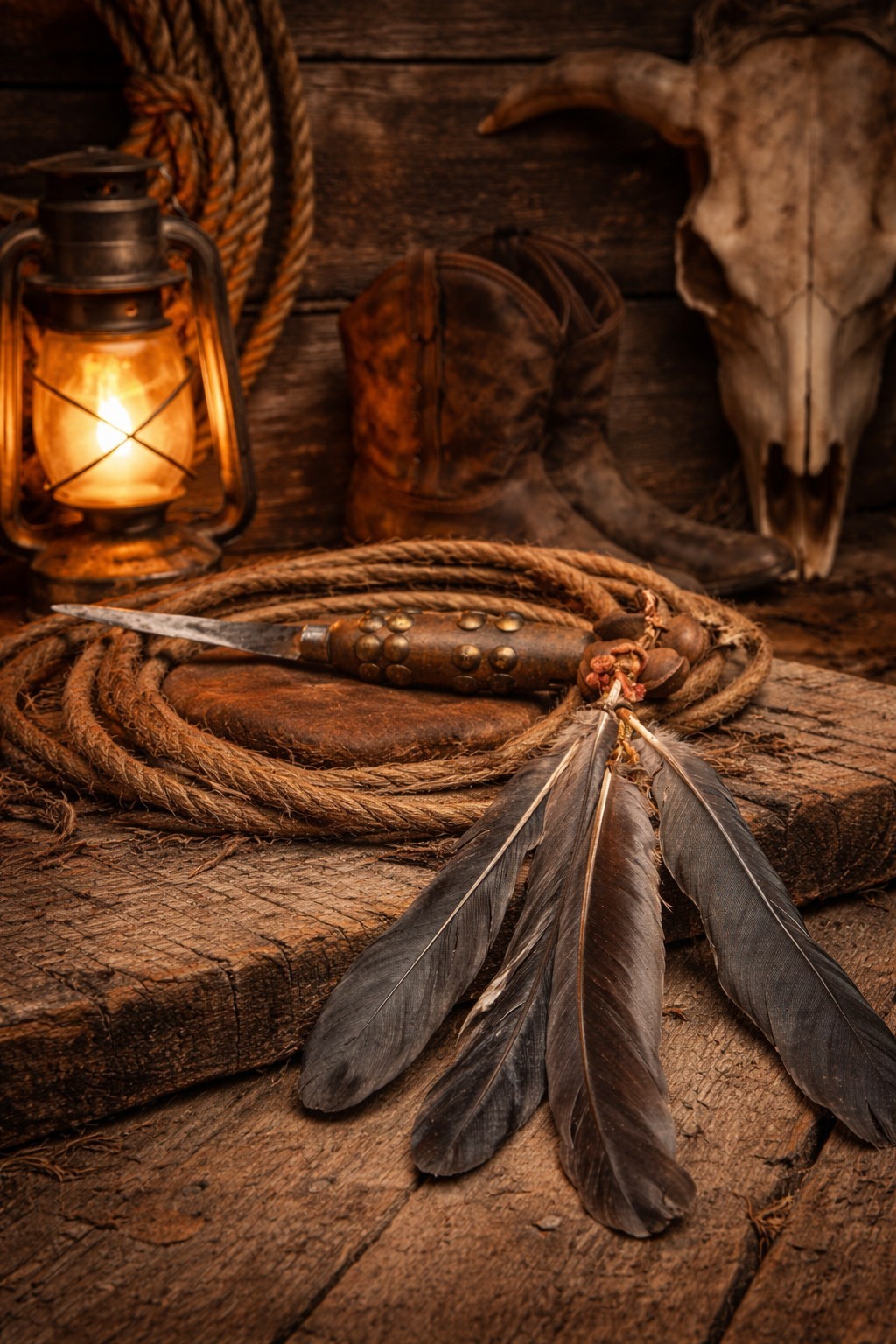 Authentic 1880s Blackfeet Scalping/Fighting Knive