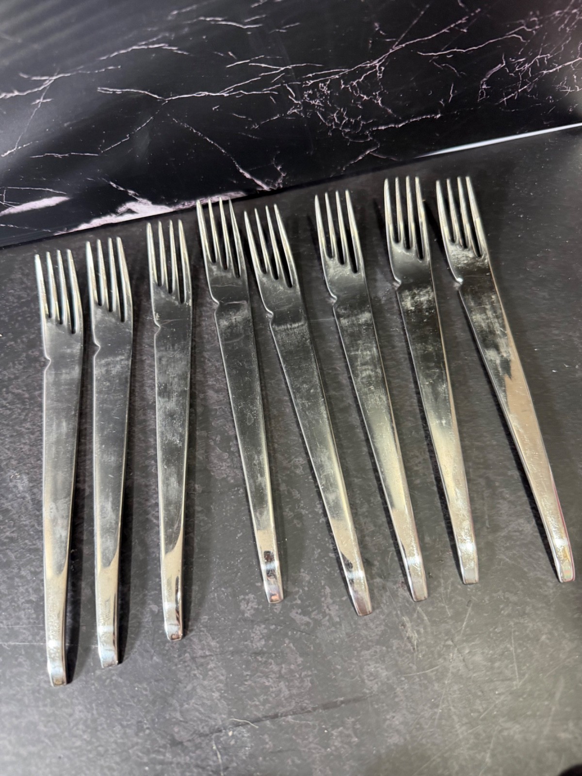 Vintage Retroneu Stainless 40 Piece Lot Flatware Korea