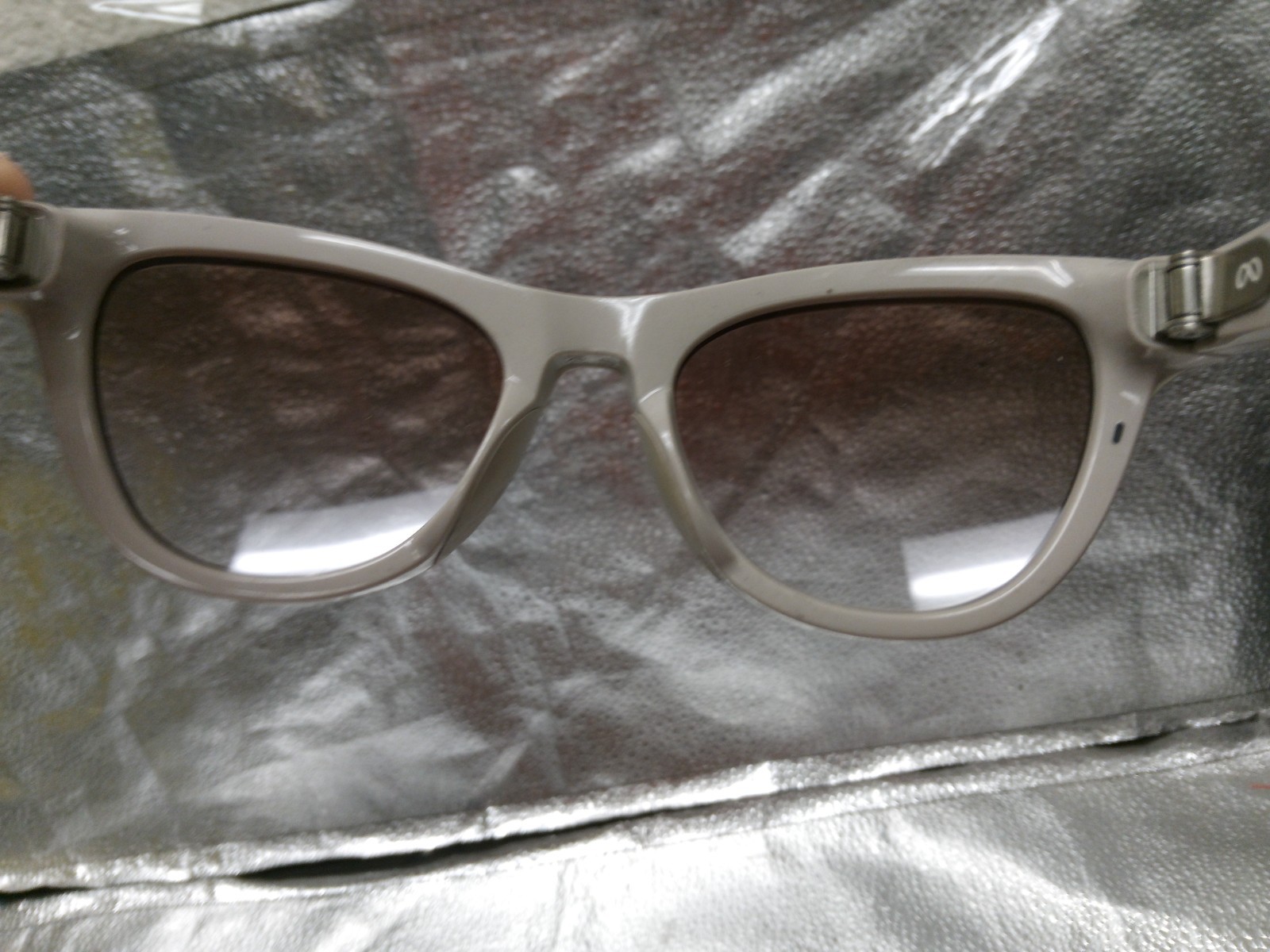 Ray-Ban | Meta Skyler Smart Glasses - Shiny Gray Frames, Pink Lenses-RW4010