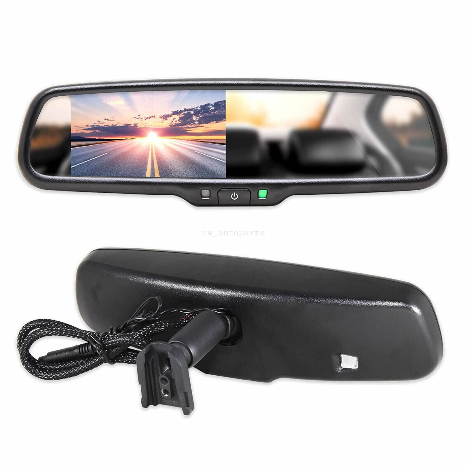 4.3" Interior Rear View Backup Mirror Monitor Anti-glare For Ford F150 2009-2016
