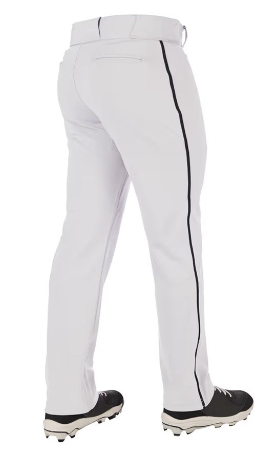Champro Men’s Adult White With Black Piping Full Length Baseball Pant NWT