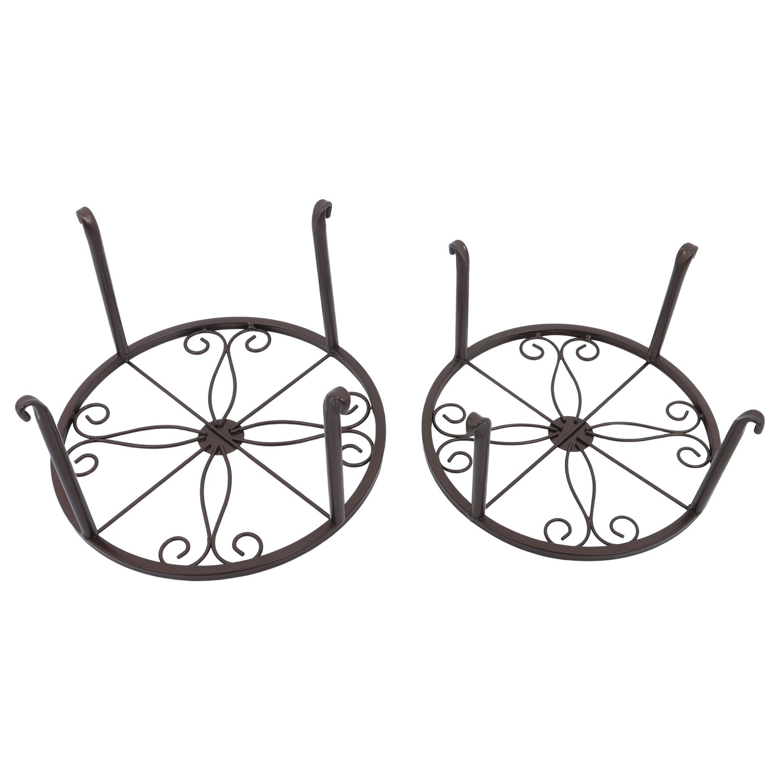 Metal Plant Stand Heavy Duty Flower Pot Stands For Outdoor Indoor Plants 5 Pack