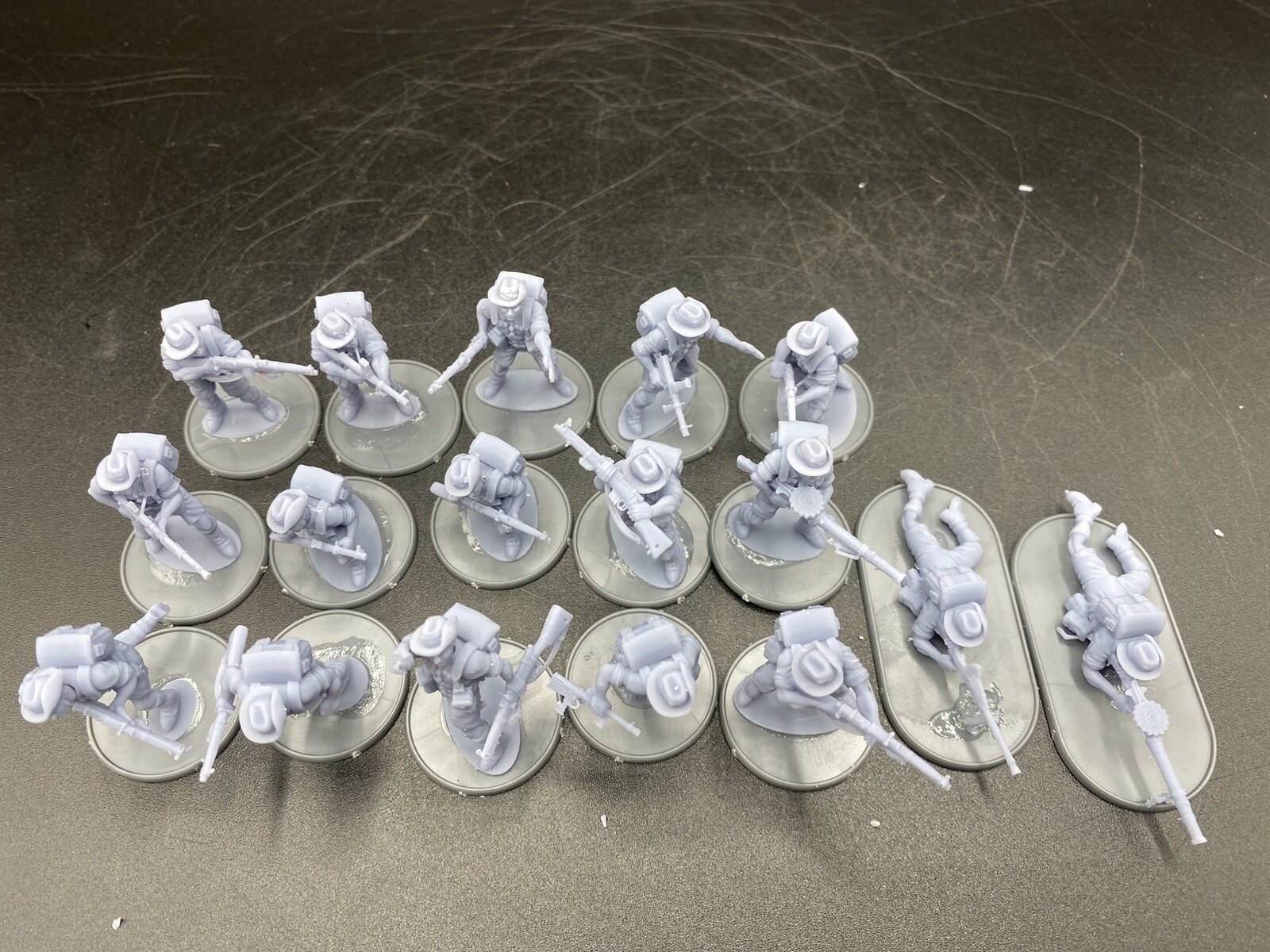 28mm, 3D Printed, WW2, Australians Infantry (17), Bolt Action.