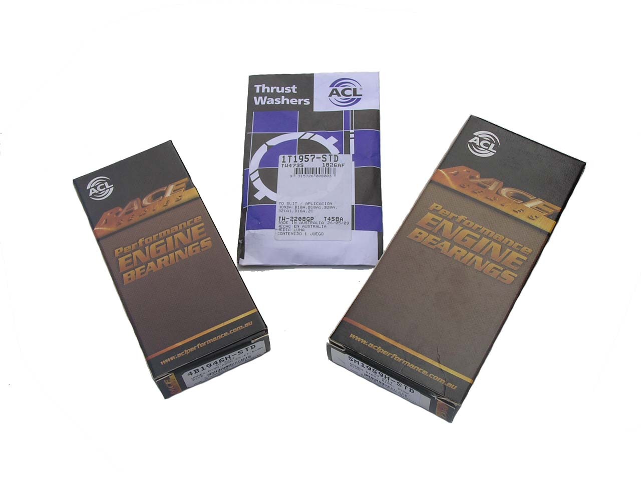 ACL RACE ROD MAIN THRUST BEARINGS BEARING KIT B20B4 B20Z2 CR-V CRV HONDA ACURA