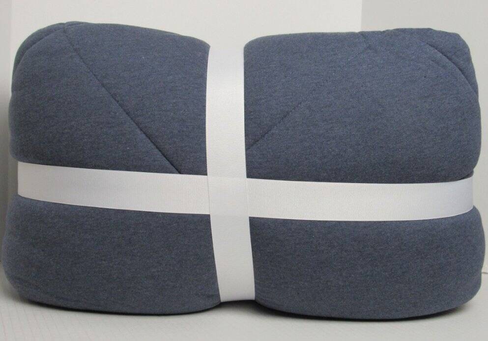 Pottery Barn Teen Favorite Tee Comforter, Full Queen 86/86 Heathered Navy New