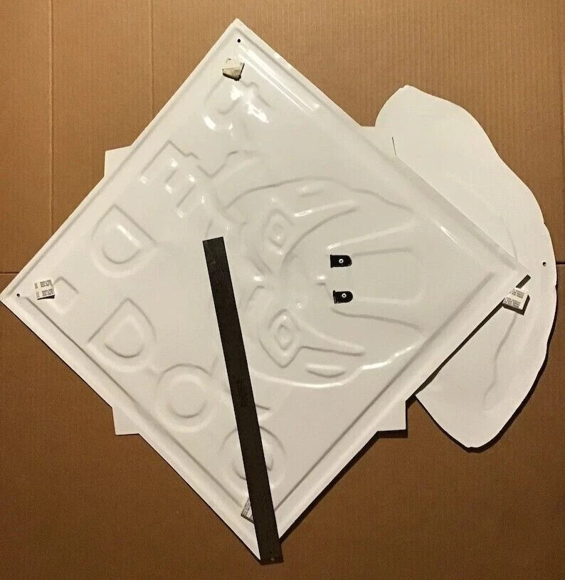 Red Dog Beer Football Grocery Sign