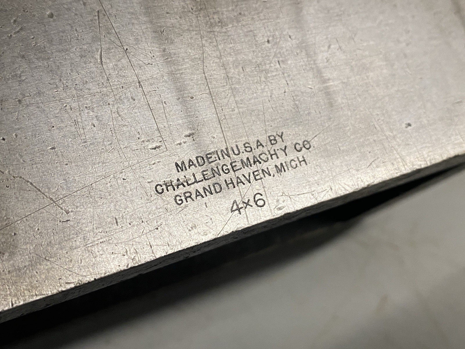 Challenge Machine 4” X 6” CAST IRON BOX PARALLEL RISER BLOCK MACHINIST TOOLING