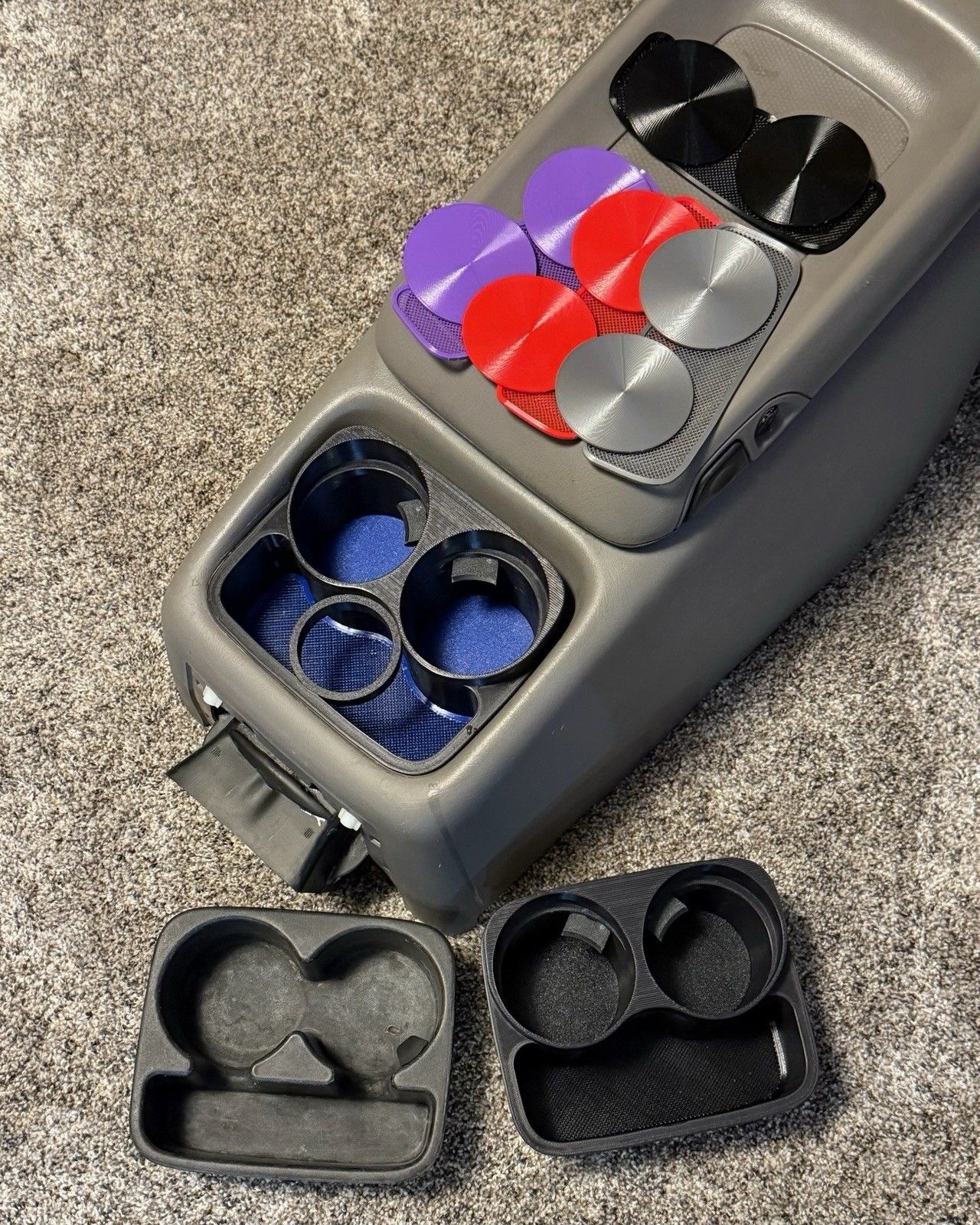 Cup Holder Upgrade 99-02 Chevy Silverado GMC Sierra 00-02 Tahoe Suburban Yukon