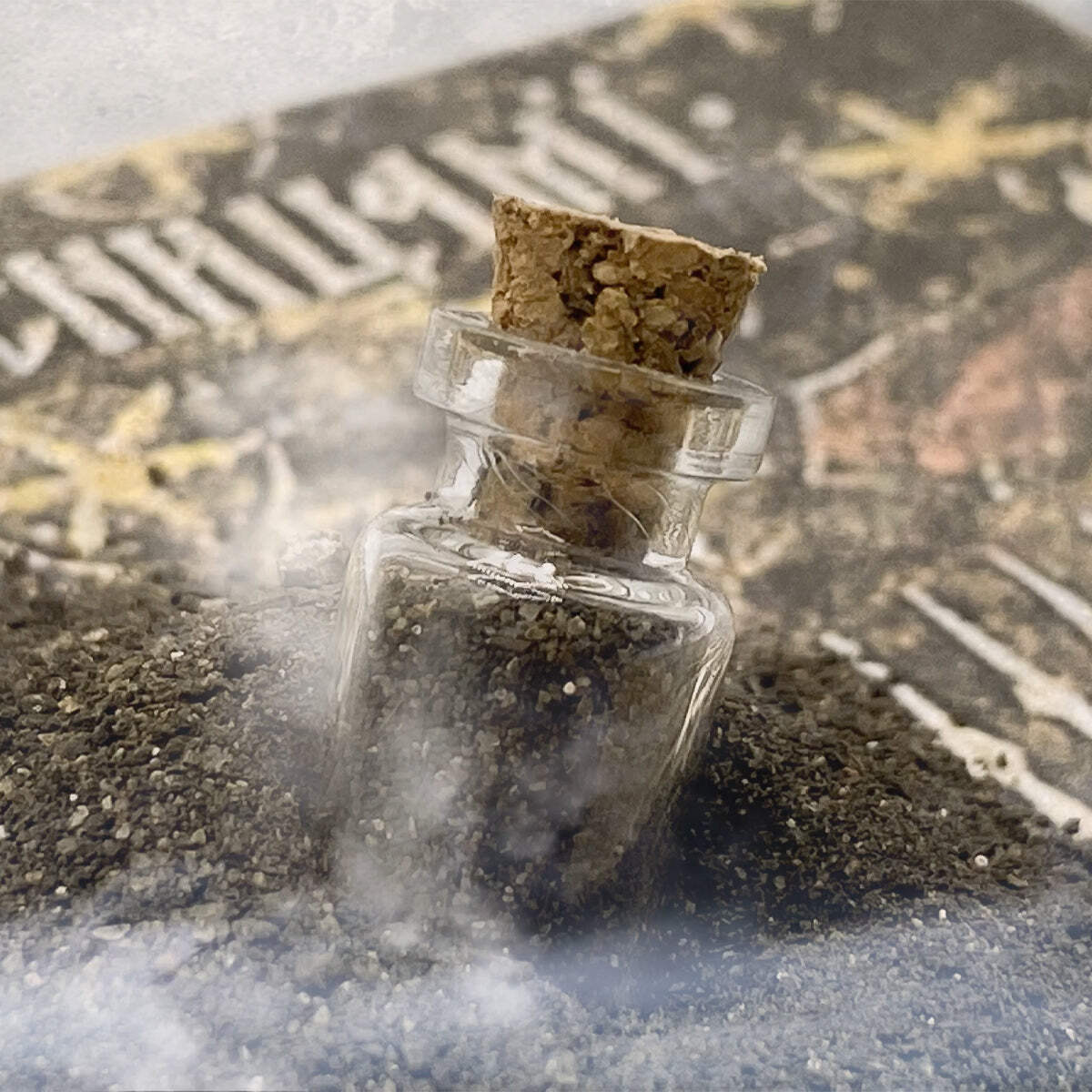 Dracula Soil 🦇 - Cetatea Poenari Soil Sample - Vlad Tepes III - Halloween Decor