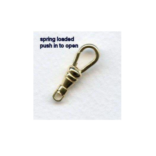 1 Set Silver Tone Swivel Clip & T- Bar Toggle Clasp Pocket Watch Chain Repair