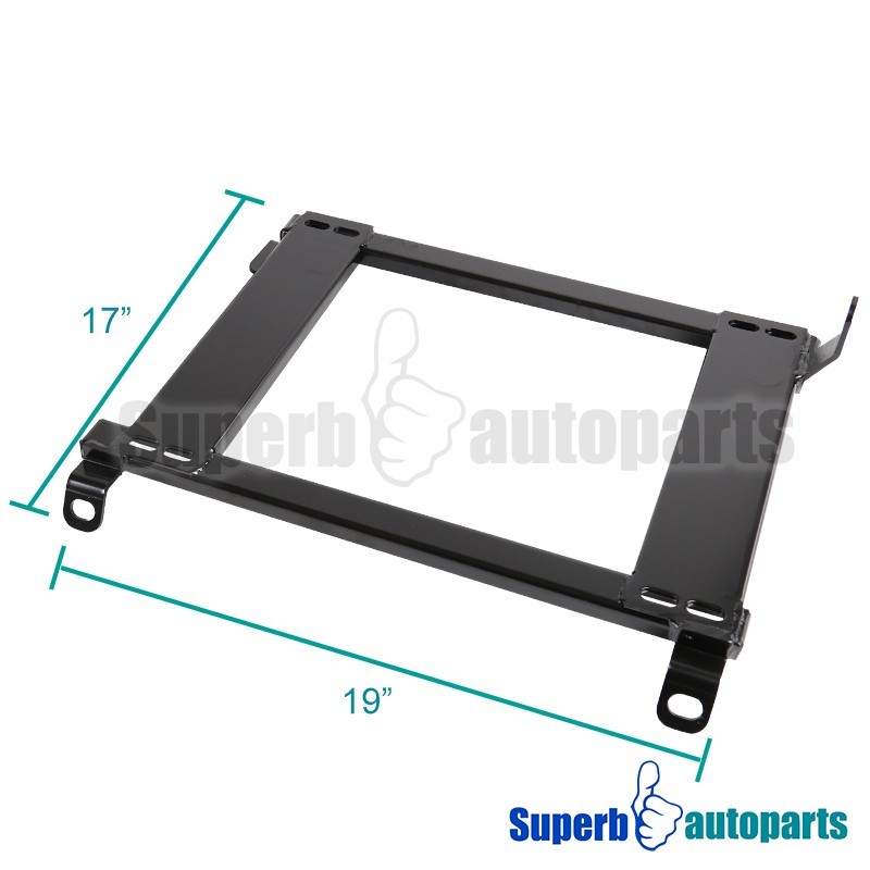 Fits 96-00 Civic Racing Seat Mounting Brackets Rail Tensile Steel Bucket Pair