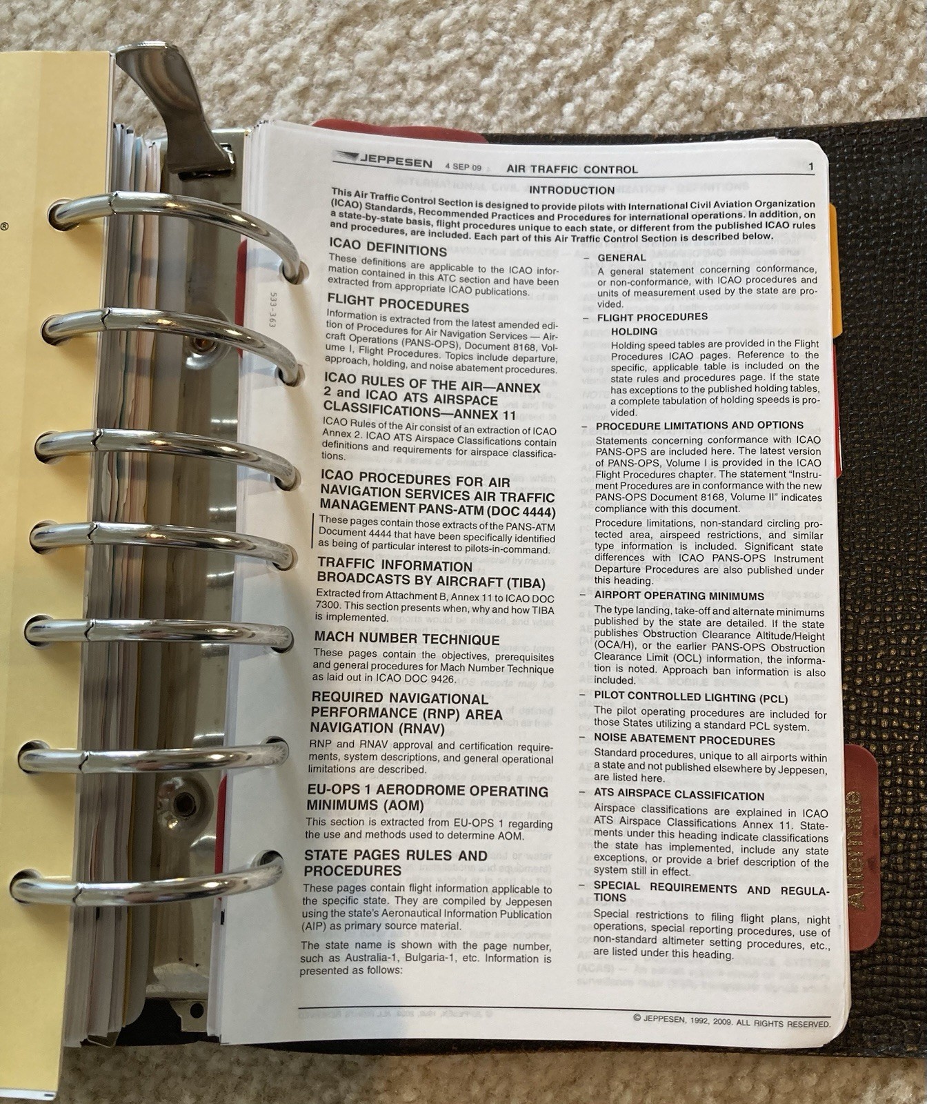 Jeppesen Aviation Vintage UNITED STATES Airway Manual Services 3 Pilot Binders