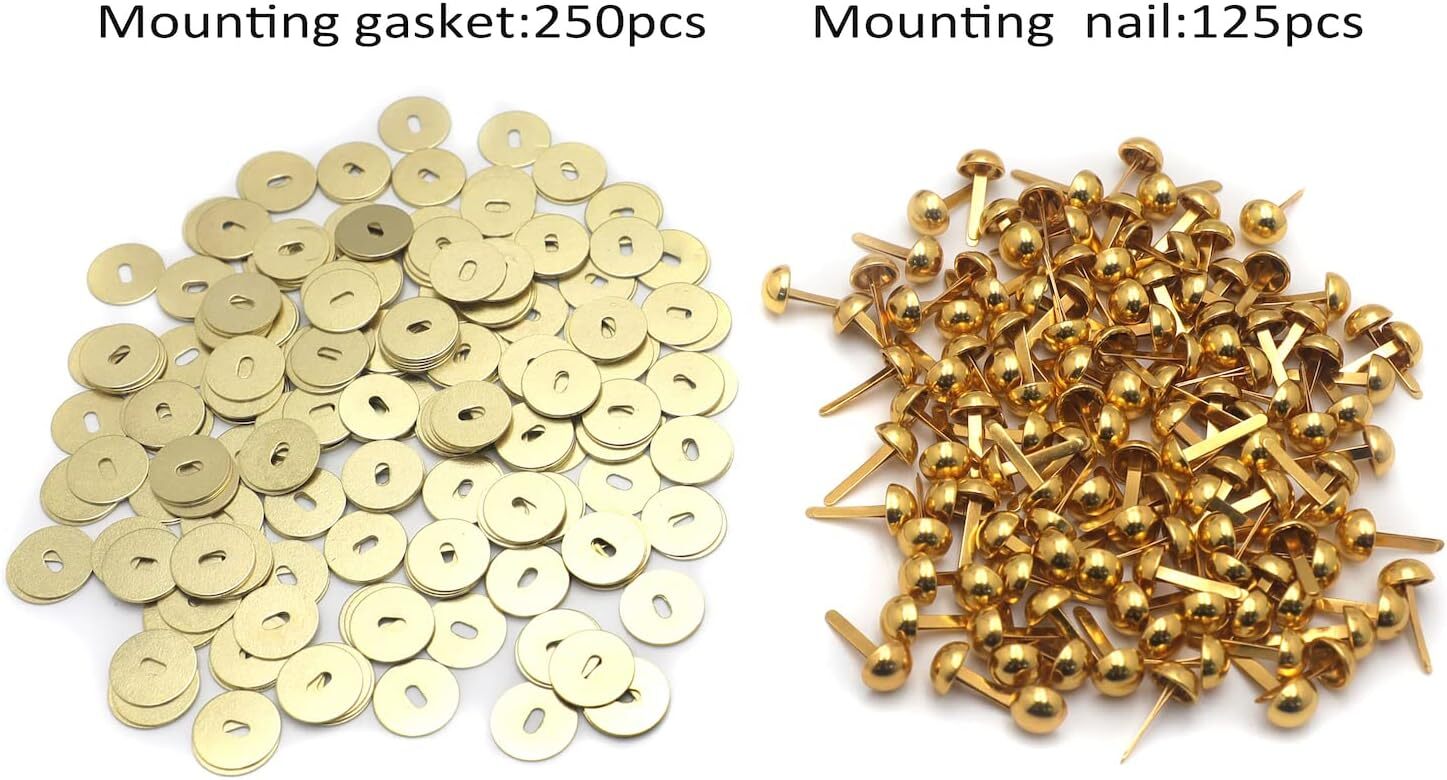 Chain Link Fence Privacy Slats Tape w/ Brass Fasteners, Green, 1.8 in x 250 ft