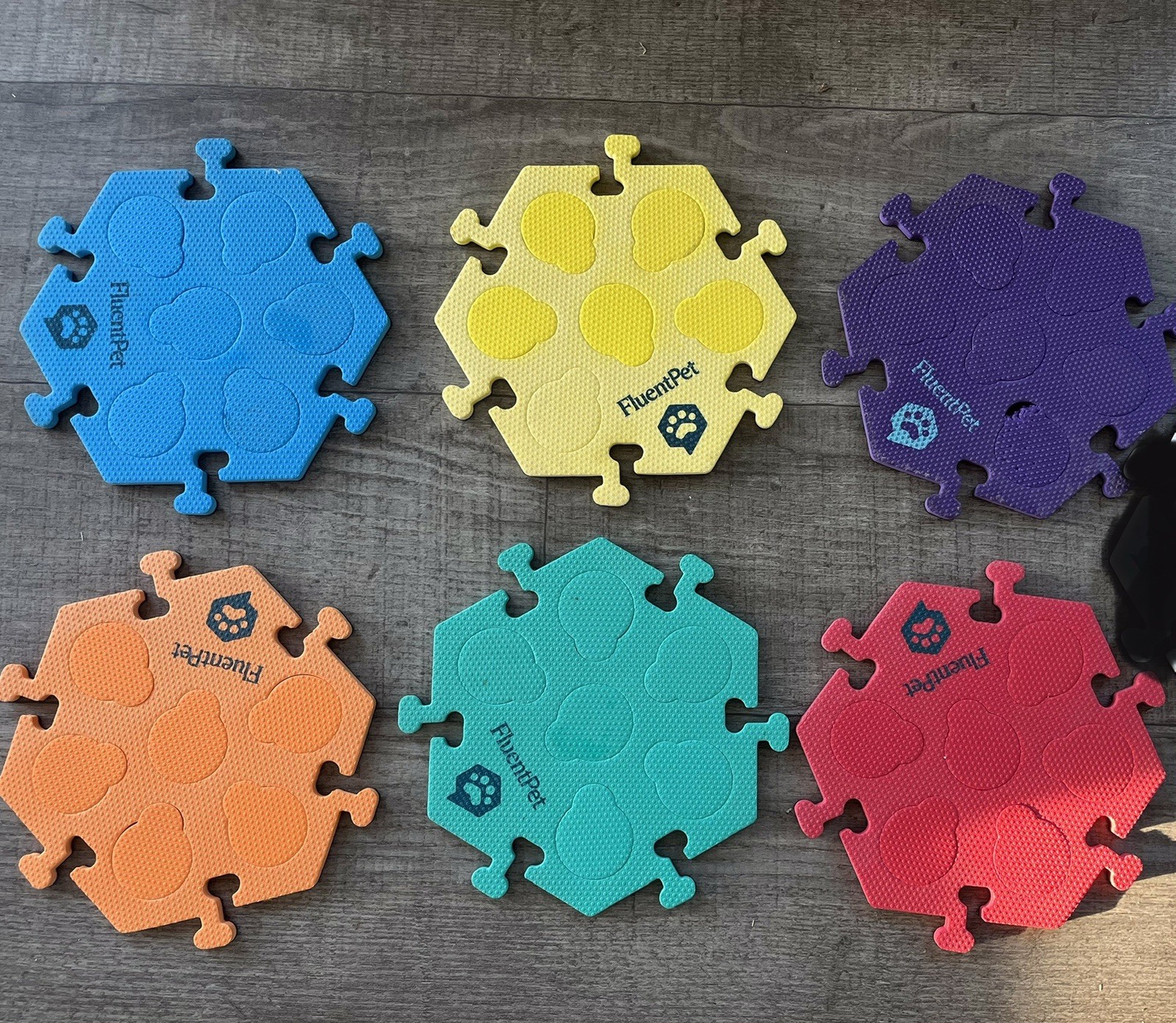 Gently Used Fluent Pet Connect Base with 6 HexTiles and 30 Connect Buttons