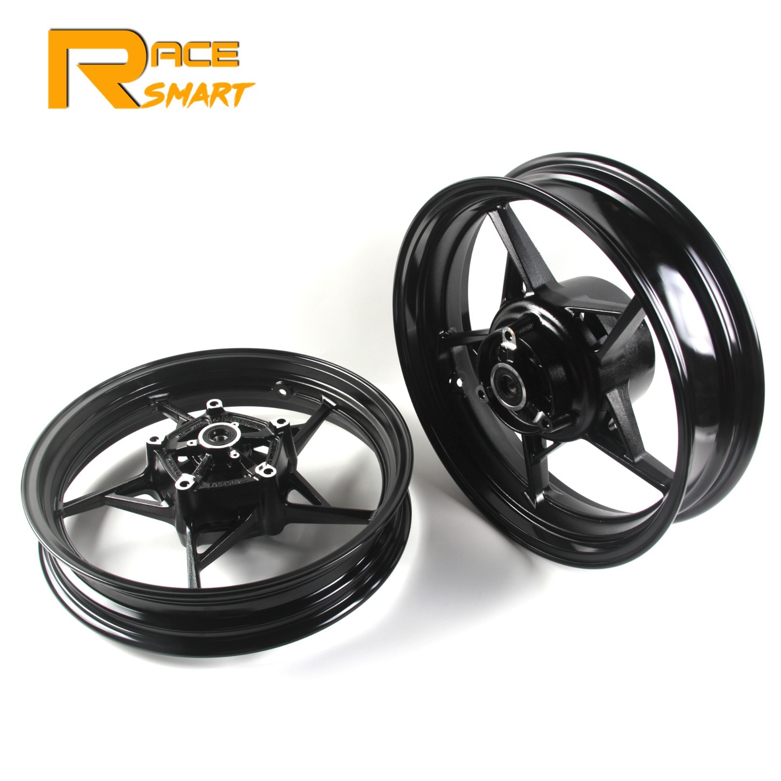 17"x3"/4" Tubeless Front Rear Wheels Rims For Kawasaki Ninja 500 Z500 2024 2025