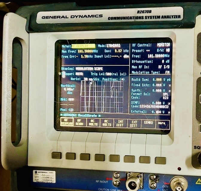General Dynamics R2670B P25 Digital Analyzer - Digitally Optioned - Verified