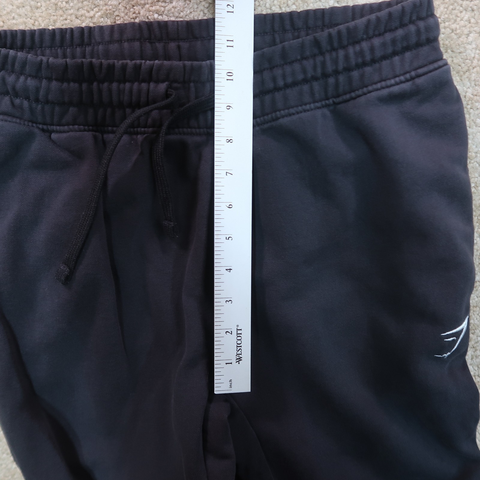 Gymshark Jogger Sweatpants Men's small Black Tapered Leg