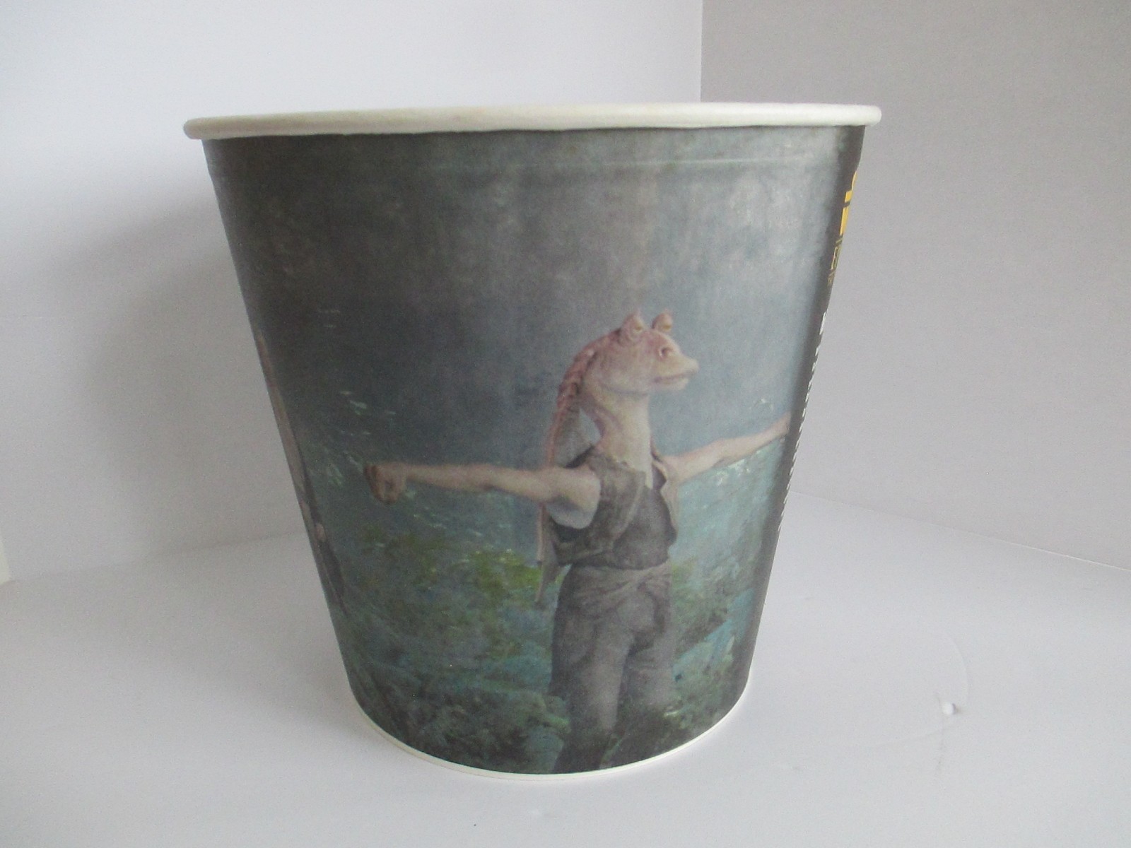 Star Wars Episode 1 KFC Jar Jar Binks Bucket with POG Topper 1999 Vintage BSMT