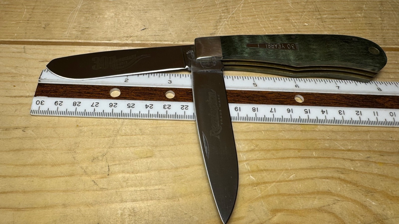 Lot of 4 Remington Bullet Knives 2012-30th 1992 2x1989