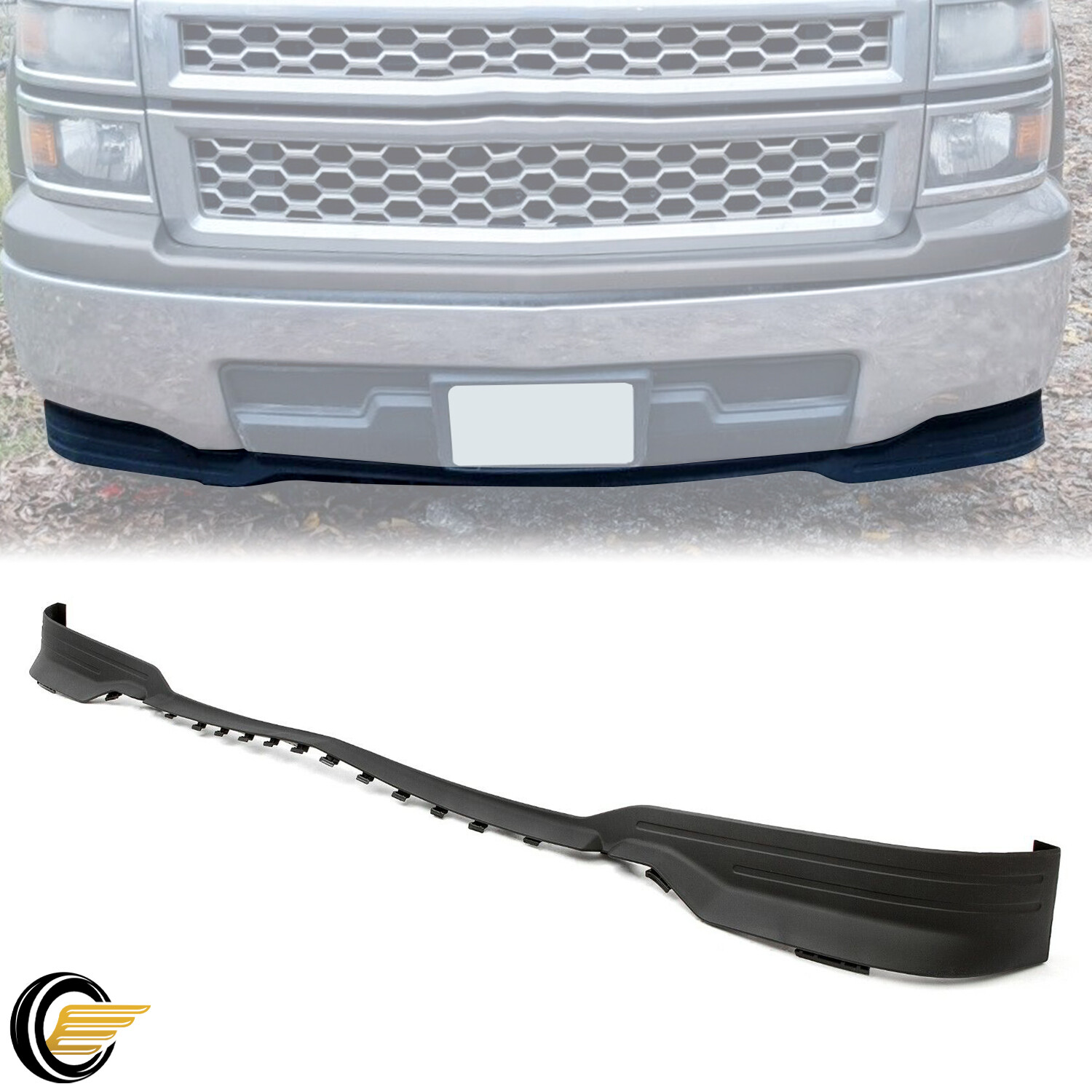 Lower Valance Air Dam Deflector For 2014-2015 Chevrolet Silverado 1500 Front