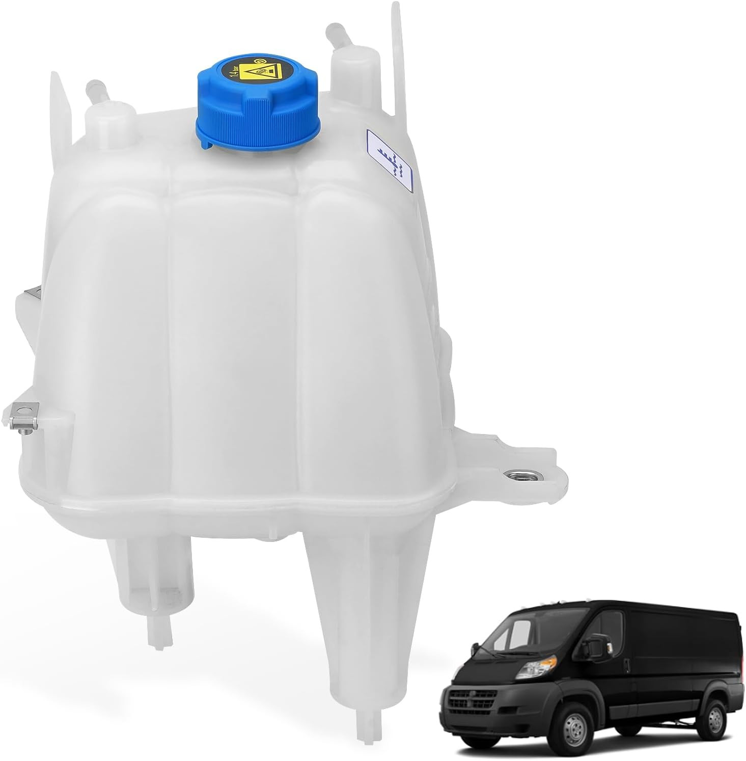 52014880AA Coolant Recovery Reservoir for 14-21 ProMaster 1500 2500 3500 603-832