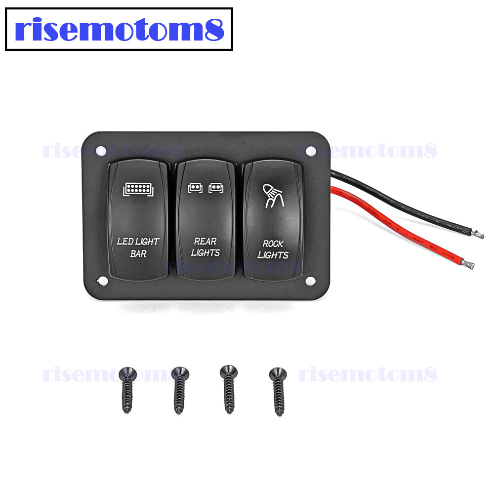 Fit Toyota FJ Cruiser Tacoma Tundra Push Button Rocker Switch USB Charger + Wire