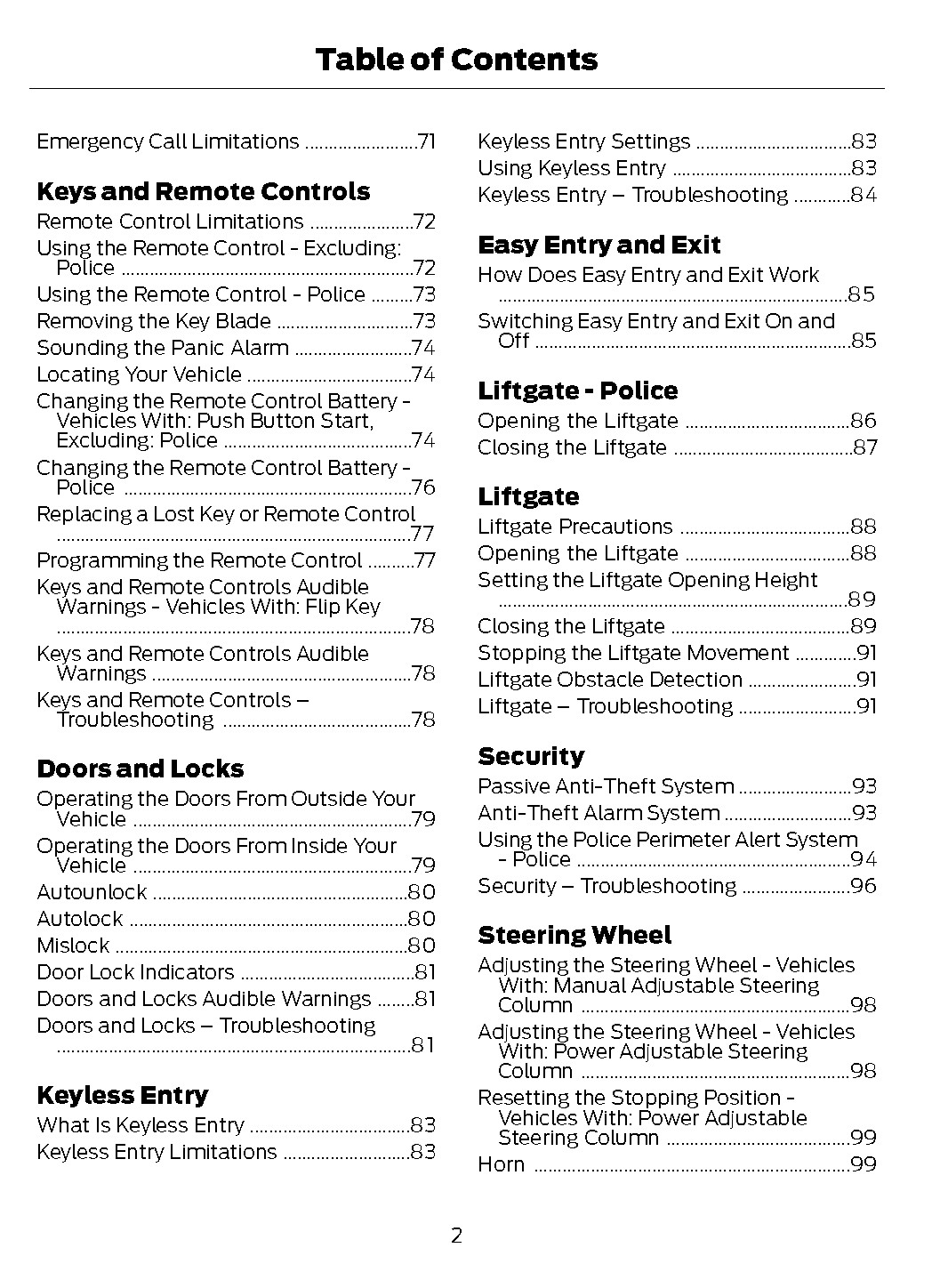 2025 Ford Explorer Owners Manual User Guide