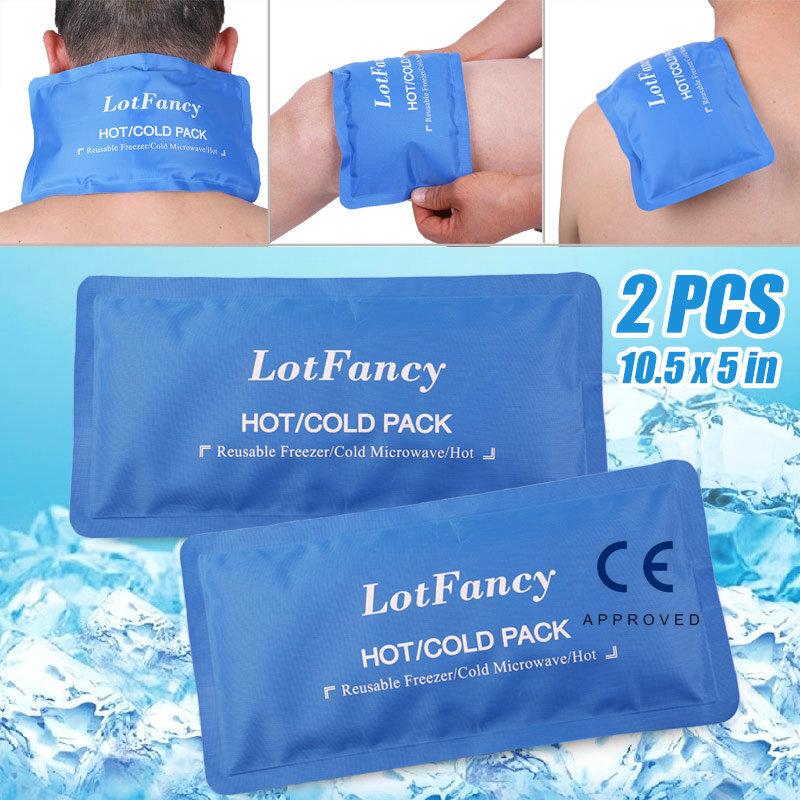 Reusable Hot Cold Compress Gel Ice Pack for Sports Injuries Pain Relief Packs
