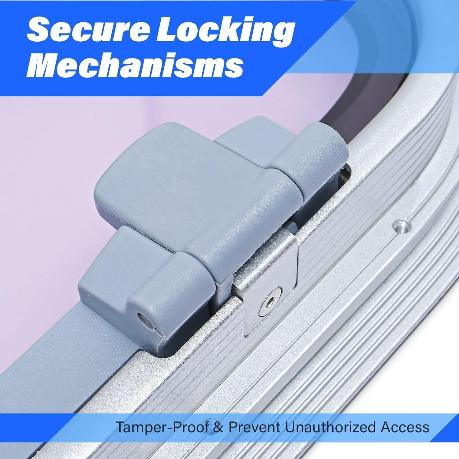 14.5" x 7.6" Rectangular Deck Hatch Anodized Aluminum Boat Porthole Window